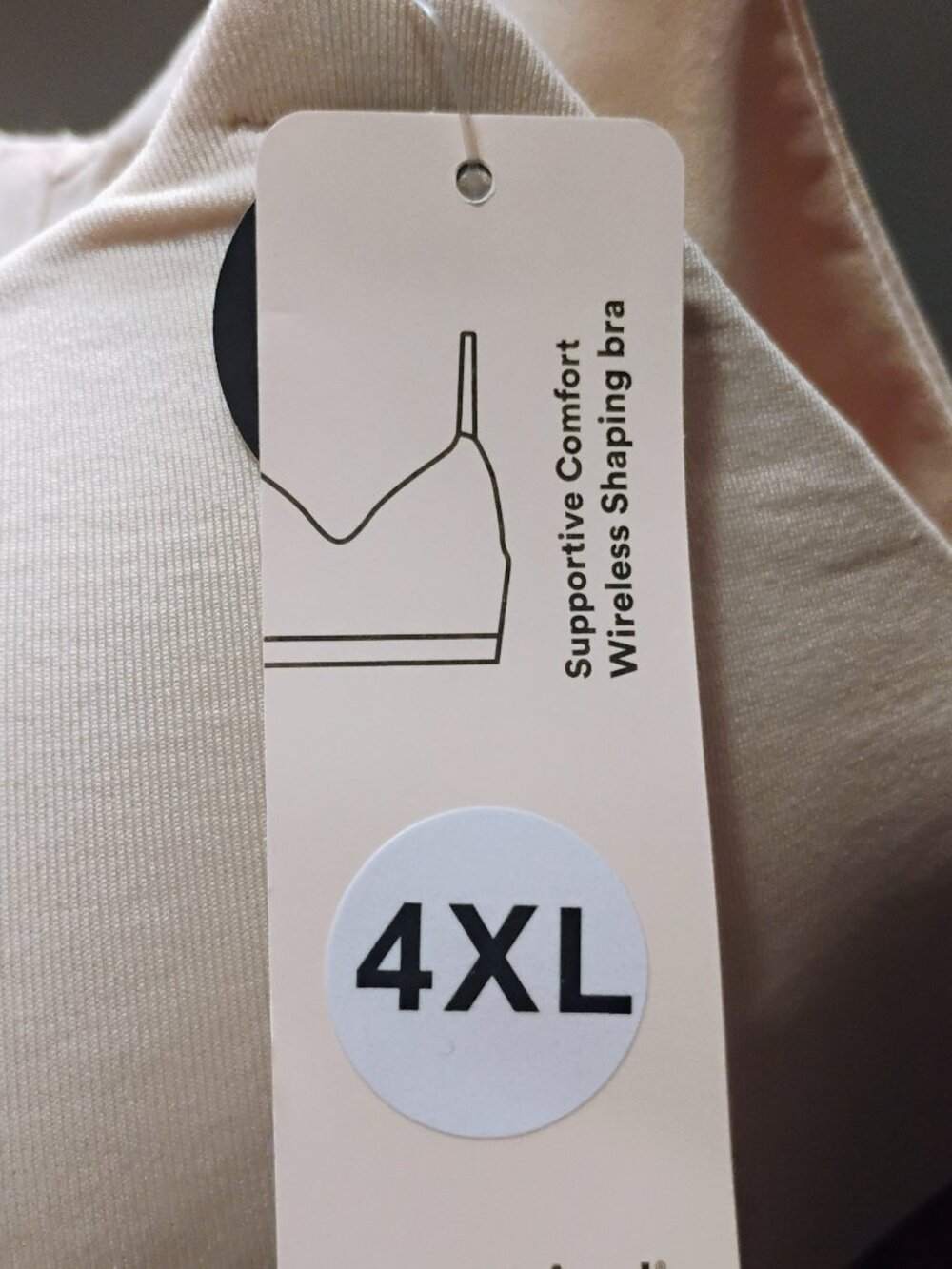 Truekind 4XL beige bra
